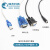 陆杰科技PLC通讯下载编程线台达dvp信捷usb-rs232双母头db9转md8 USB-USB1.5米