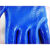 蓝色尼龙丁青丁晴腈橡胶浸胶挂胶涂手套耐磨加厚耐用型劳保工业 挂胶丁晴1双 均码