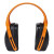 霍尼韦尔R024头戴式隔音耳罩专业降噪音睡眠睡觉学习耳机工作装修静音耳罩 橘色 