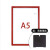 定制A4A3工厂车间巡场点检表文件夹设备巡检记录表文件袋磁性点检 A5红色磁性配粘胶贴通用墙面