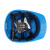 代尔塔102011 ZIRCON 钻石1型 PP安全帽 （不含下颌带）建筑使用用 1顶 蓝色 