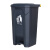金诗洛 脚踏式垃圾桶 灰色30L 大号加厚工业酒店商用环卫清洁桶 厨房清洁塑料垃圾篓垃圾箱 KT-313