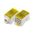 亮才 DLFJ0036 UKK导轨式单极分线盒 一进多出大功率导轨式接线盒端子 UKK250A分线盒-黄色