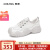 奥康（Aokang）官方女鞋 2024春季新款丑萌老爹鞋波浪底运动板鞋商场同款 1242332016米/灰 35