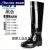 适用上海雨鞋加长高筒水靴男士防滑防水鞋工作雨靴钓鱼劳 8199黑色 超高筒 43