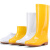 高筒白色水鞋厂防尘鞋长筒厨房黄色胶鞋牛津底防滑防水鞋雨靴 3518高筒白色（不加棉） 37