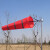 风向袋加厚荧光防水尼龙反光风向仪风向标户外旋转厂家直销 加厚红色尼龙反光款 2米