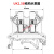 件UK2.5B 3N 5N 6N 10N电压导轨式接线端子排2.5MM平方整盒UK 铜件UK6N(100片)