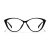 莫克森时尚美式黑框女士猫眼形防蓝光辐射近视眼镜架网上可配有度数防雾 #77299 黑框 0度防蓝光平光镜