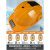 盛世浩瀚2023新款工地安帽太阳能双充电多功能智能空调制冷内置风扇头盔 【ABS15级防爆】2风扇+蓝牙+空调-黄色