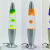TLXT熔岩灯台灯力郁熔岩灯腊灯一体创意发光仿水母会动灯圆形火山 13英寸  颜色随机