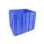 塑料水箱塑料桶水产箱物料盒零件盒整理框水桶方形带盖子 90K(蓝色)67*45*35.5cm