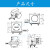 鹿色金属加工拉绳/拉线位移传感器编码器增量型脉冲RS485电流电压 量程500mm 电阻