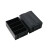 黑色防静电抽屉式元件盒通用积木零件箱物料箱元件收纳盒ESD周转箱 抽屉盒中16512060有隔板