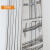 人字梯不锈钢加厚四步五步折叠梯非铝合金装修可携式工程梯子 1.2米四步