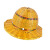竹编安全帽遮阳帽工地遮阳帽安全帽夏季国标带钢板鸭舌藤帽超大沿冒 遮阳帽（大红色）不可折叠