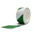 雨林军 加厚型地板划线胶带 彩色划线胶带 PVC警示胶带 篮球场划线胶带 100mm×22m 绿/白 单位：卷