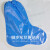 一次性鞋套防水雨天加厚长筒养殖场靴套防滑户外漂流耐磨塑料脚套 透气膜靴套(10只装)