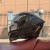 礼丝汀摩托车男全覆式双镜片揭面盔四季旅行拉力蓝牙全盔3C认证 蓝高达+透明+茶尾 M