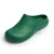 手术室专用拖鞋包头防护耐磨劳保鞋工厂工作鞋厚底软底不累脚护士上班 绿色 L(40-41)