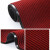 冰禹 BYX-442 PVC双条纹地垫 复合地毯 除尘防滑入户门地垫 厨房吸水脚垫 暗红80*120cm