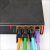 PN预制网线工业EtherCAT双屏蔽超六类千兆8芯高柔交叉网线PLC 超六类8芯高柔拖链专用-橙色 0.5m