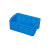 万汇尔加厚周转箱塑料收纳零件盒螺丝工具物料盒子蓝色养龟配件胶箱小框筐盒 207号箱 34*24*8.5cm