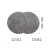 日本重松u2k活性炭滤棉焊工打磨防粉尘异味二合一口罩圆形过滤棉 7.5cm双面活性碳棉40片[6层过滤 面具专用