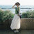 JP&CO云朵裙女款爆款2024新款白色花苞裙半身裙女夏季2024新款高腰a字 白色花苞裙 XL 建议（115/130斤）