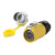 LP20 单孔螺纹黄色2-12芯 LED显示屏 连接器 母插头公座航空插 LP20-3芯 公座+母头(黄色)