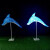 户外led海豚造型灯广场街道公园海洋装饰景观动物灯光节防水亮化 80cm长*灯带款 颜色备注