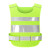 海斯迪克 HKL-224 交通施工环卫反光背心马甲 安全警示反光衣可印字 加厚晶格荧光黄