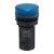 施耐德电气 LED指示灯按钮电源信号灯22mm安装孔径 蓝色 AC220V XB2BVM6LC