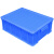 塑料周转箱带盖加厚长方形胶箱框筐胶框蓝红色收纳箱零件盒塑料筐物流箱 CS4号周转箱红色【外305*210*83】