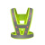 佳护LED带灯反光马甲充电反光背心施工环卫反光衣骑行反光安全服 电池款(黄色-防冻款) XL
