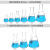 广口敞口三角烧瓶50 100 150 200 250 500 1000ml大口锥形瓶化学 加厚锥形瓶150ml带硅胶塞(套)