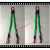 定制适用吊装带起重吊带吊钩勾吊具吊绳吊装工业行车组合24叉腿 2吨1米4腿