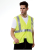 安大叔JJ-A023反光背心 建筑交通户外工作施工环卫警示服一件装 荧光黄（加LOGO） L 