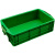 车间塑料周转箱灰色收纳盒小号长方形零件盒螺丝储物箱养龟箱 绿色360箱+370x240x110MM 加厚周转箱