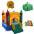 充气城堡小型家用 儿童充气跳床蹦蹦床玩具 滑梯游乐园室内户外 原尺寸( 带海洋球风机)