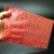 定制小号红色防静电全新料气泡袋泡泡袋加厚防震包装膜批发泡沫袋 13*25厘米(100只)