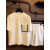 金欧达男士短袖夏季韩式重磅宽松潮牌潮流个性分割纯色大口袋休闲T恤衫 白色 S8090斤