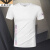 AEXP阿玛ea7xp尼旗下男士修身男装短袖t恤丝光棉印花莫代尔半袖体恤打 白色小彩鸟 M码80-100斤
