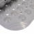 海斯迪克 HK-430 PVC防滑垫 按摩脚垫 浴室浴缸防滑垫 洗澡防滑吸盘垫子 灰色45*78cm