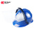 成楷科技CKT-MP2099国标电力安全帽工地绝缘带防电弧面屏 蓝色1个