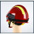 承琉定制17统型抢险救援头盔ABS应急救援消防安全帽防砸耐冲击防火地 红色头盔灯架手电护目镜