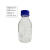 蓝盖试剂瓶 透明茶色蓝盖丝口瓶密封口瓶 螺纹口带刻度棕色玻璃瓶 蓝盖透明试剂瓶500ml