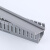 绝缘线槽PVC阻燃灰色走线槽 明装配电箱控制柜走齿形开口塑料线槽 灰色高35*宽40-100米 2米一根含
