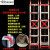 伸缩梯子直梯加厚铝合金升降梯子梯阁楼梯4-12米单面工程梯子 加厚款4米使用高度3.5米2mm 伸缩直梯