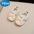 迪士尼（Disney）男女宝宝鞋子婴儿6到12个月夏季1-2岁0小月龄婴幼儿软底学步鞋品 米白色 14码 (内长11cm)